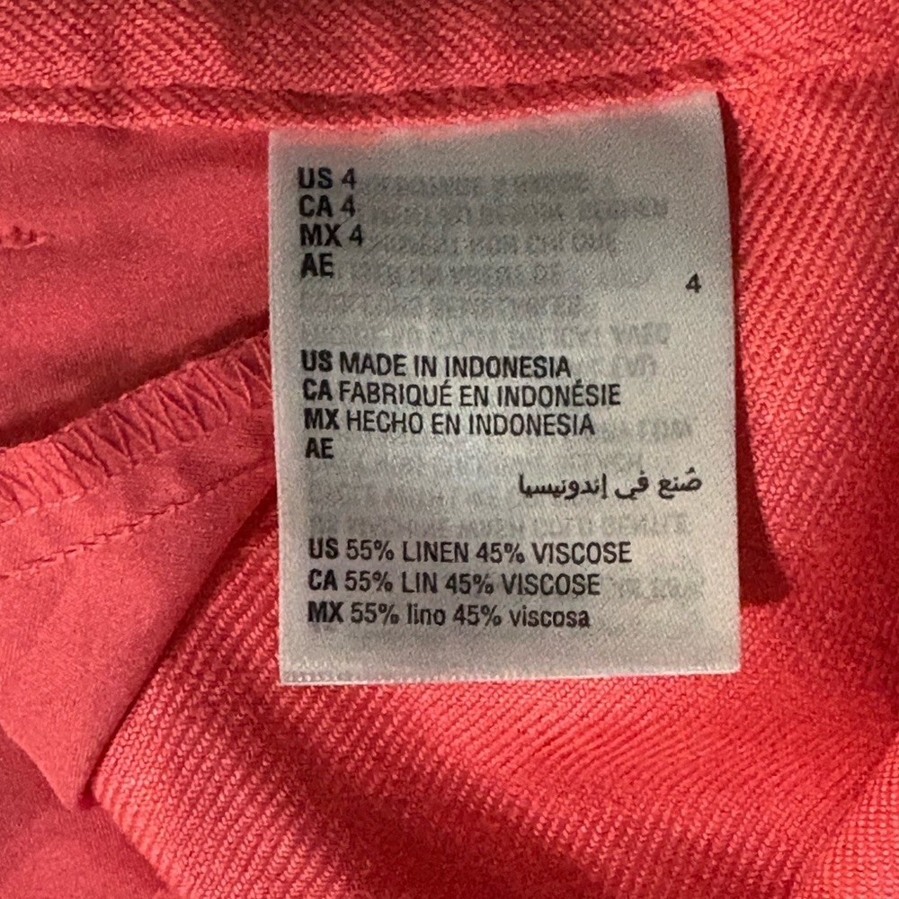ON 34th Pink shorts size 4 - Picture 8 of 8